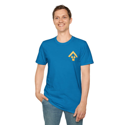 Past Master Jewel Softstyle T-Shirt - Gold (Channel Islands Lodge)