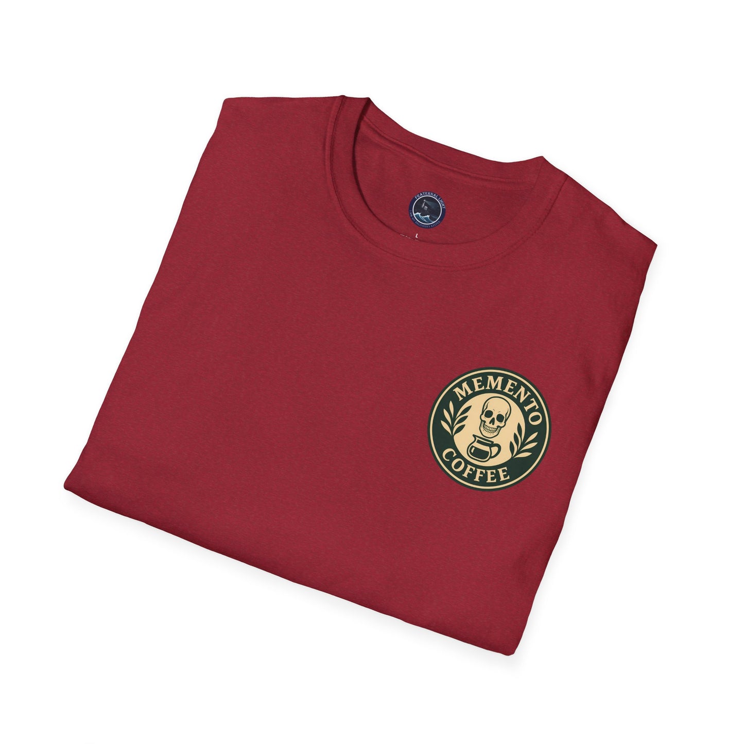 Memento Coffee Softstyle T-Shirt - Acacia (Green/Tan)