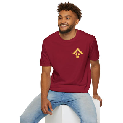 Past Master Jewel Softstyle T-Shirt - Gold (Channel Islands Lodge)