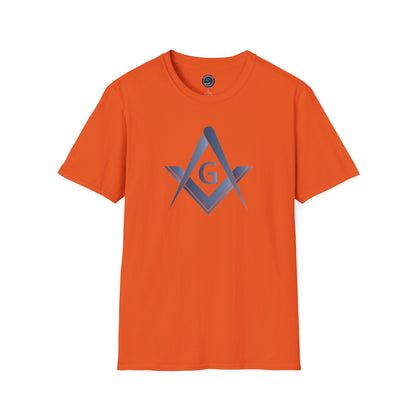 Bluestone Square and Compass Softstyle T-Shirt  - Classic (Front Print)