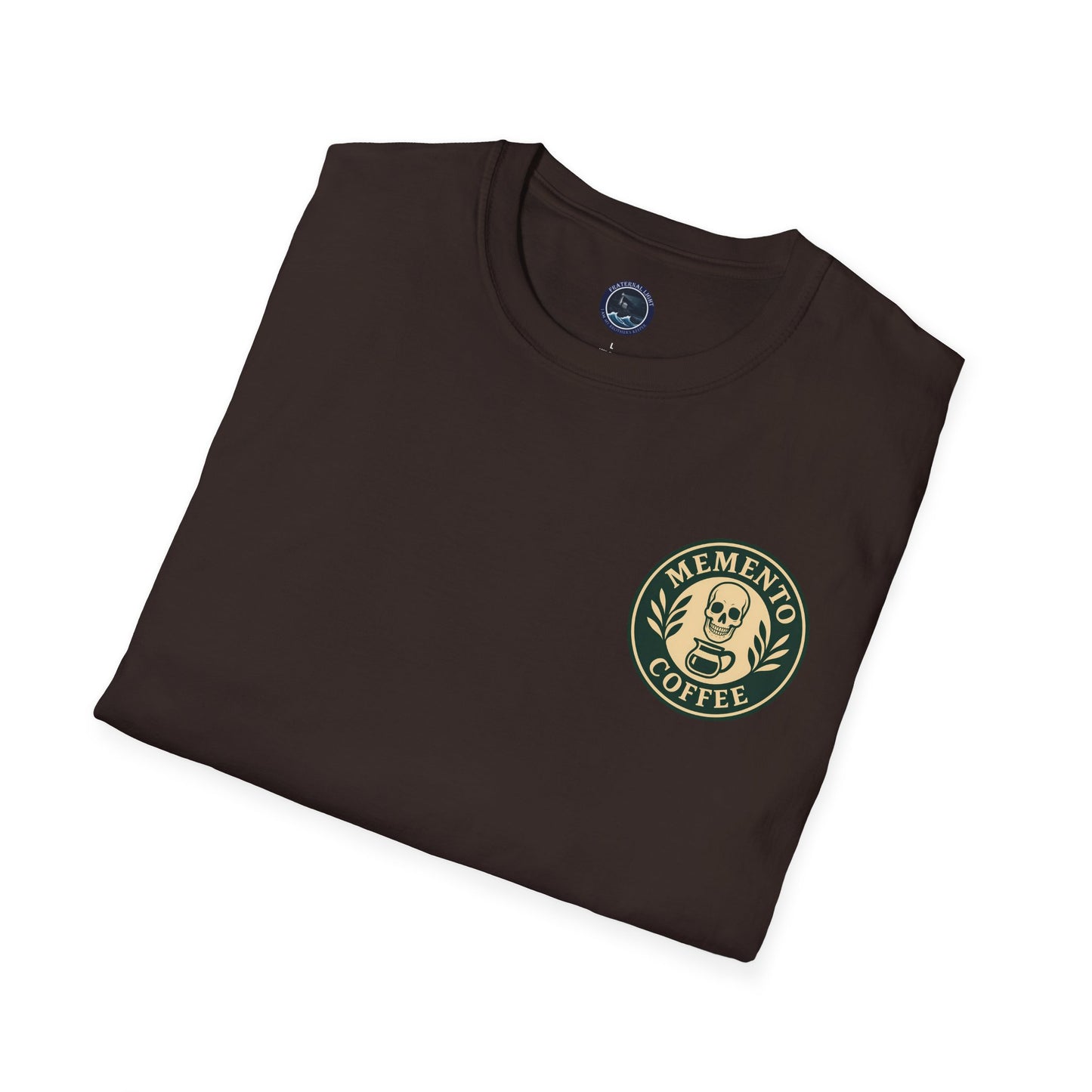 Memento Coffee Softstyle T-Shirt - Acacia (Green/Tan)