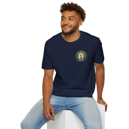 Memento Coffee Softstyle T-Shirt - Acacia (Green/Tan)