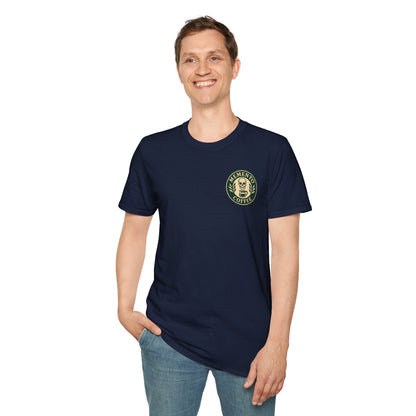 Memento Coffee Softstyle T-Shirt - Acacia (Green/Tan)