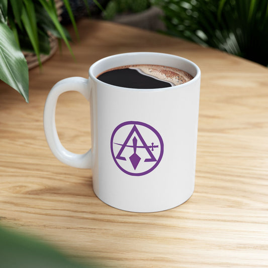 Left-Hand Cryptic Council Ceramic Mug - Style 2, (11oz, 15oz)