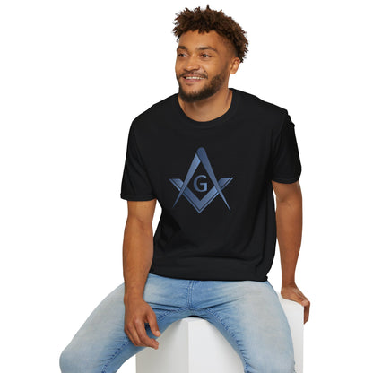 Bluestone Square and Compass Softstyle T-Shirt  - Classic (Front Print)