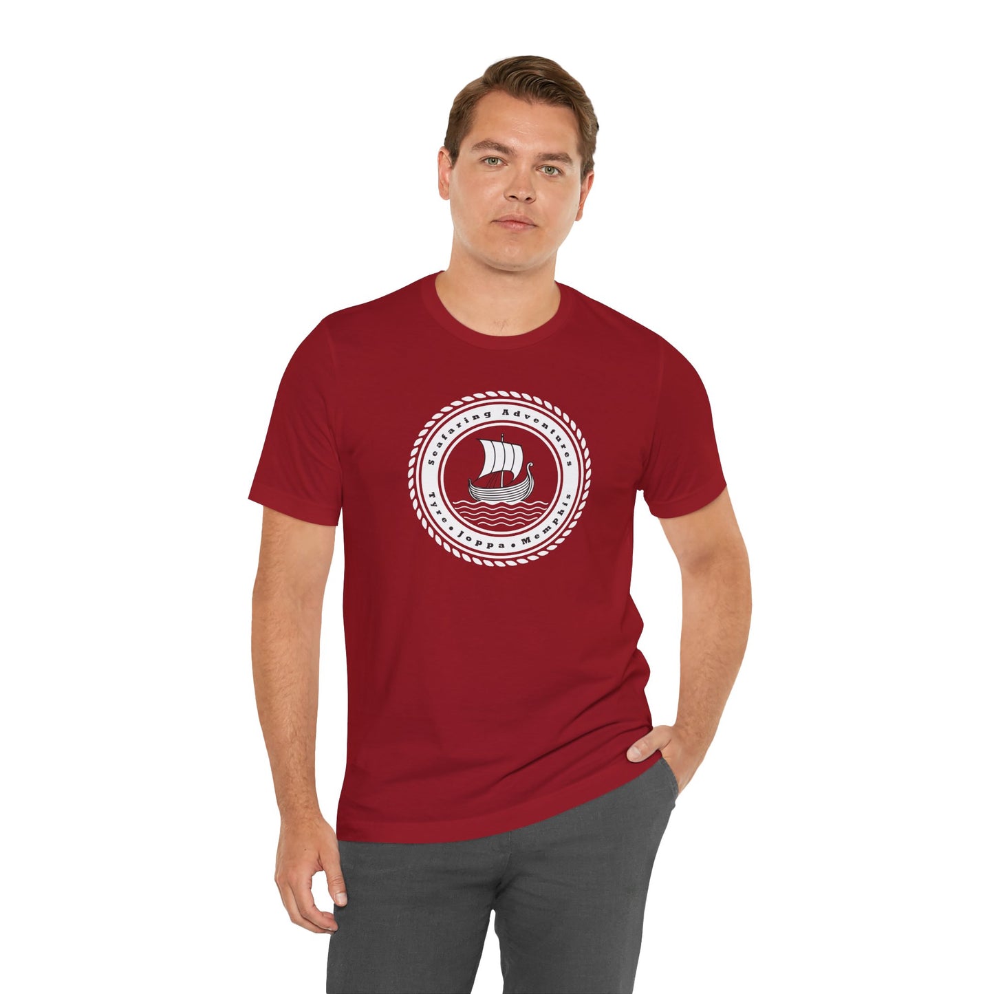 "Seafaring Adventures" Short Sleeve T-Shirt - Front Print