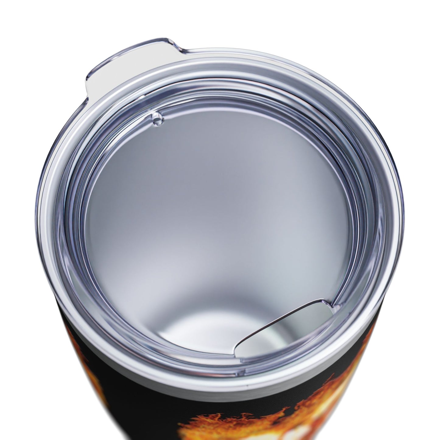 Flaming Skull 20oz Ringneck Insulated Tumbler