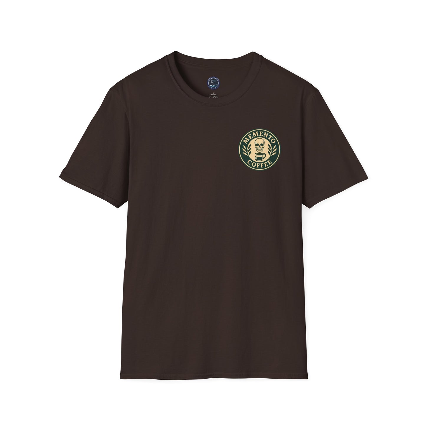 Memento Coffee Softstyle T-Shirt - Acacia (Green/Tan)