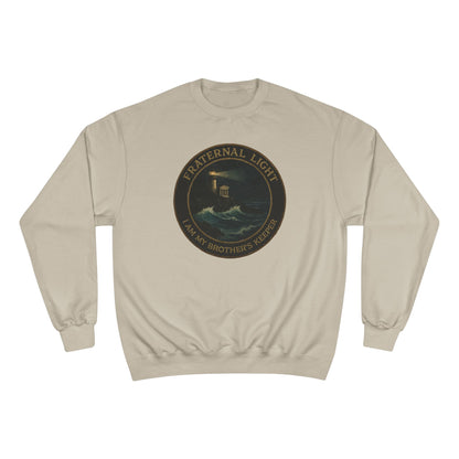 Fraternal Light Vintage Art Champion Sweatshirt