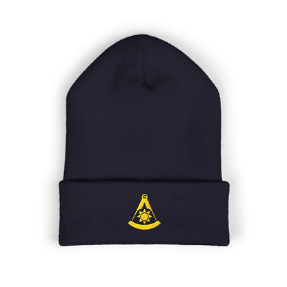 Past Master Embroidered Classic Cuffed Beanie - Plain Sun