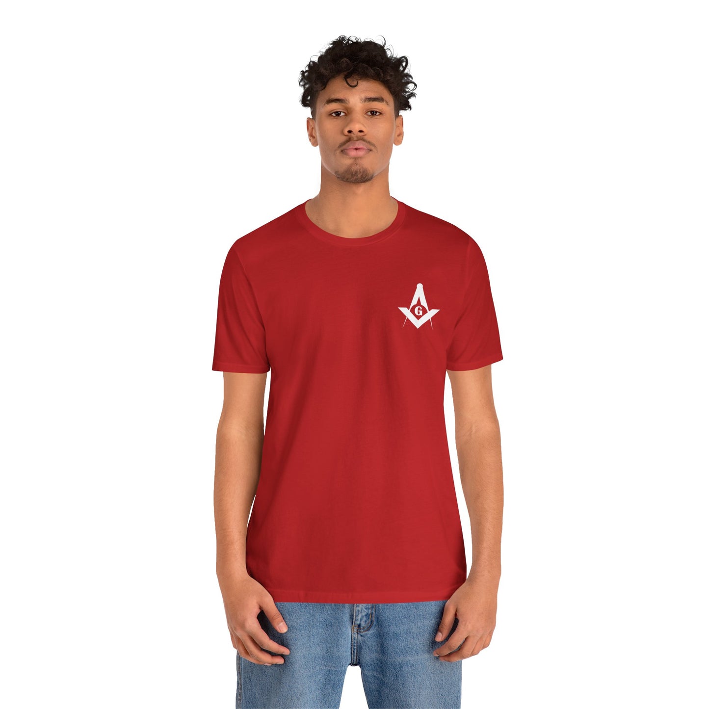 Brightly colored Channel Islands Lodge 214 short sleeve T-shirt by Printify with vibrant design on the front.