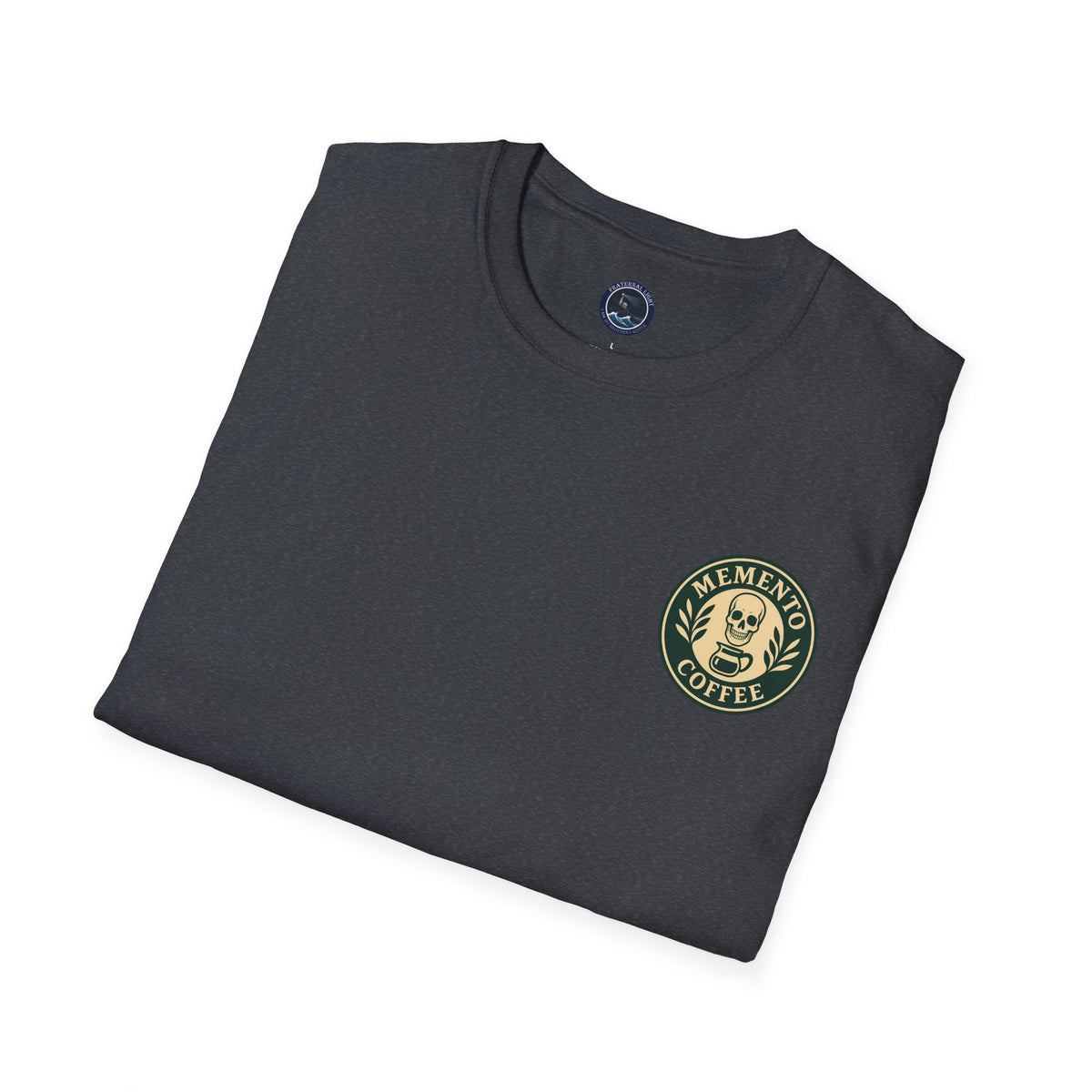 Memento Coffee Softstyle T-Shirt - Acacia (Green/Tan)