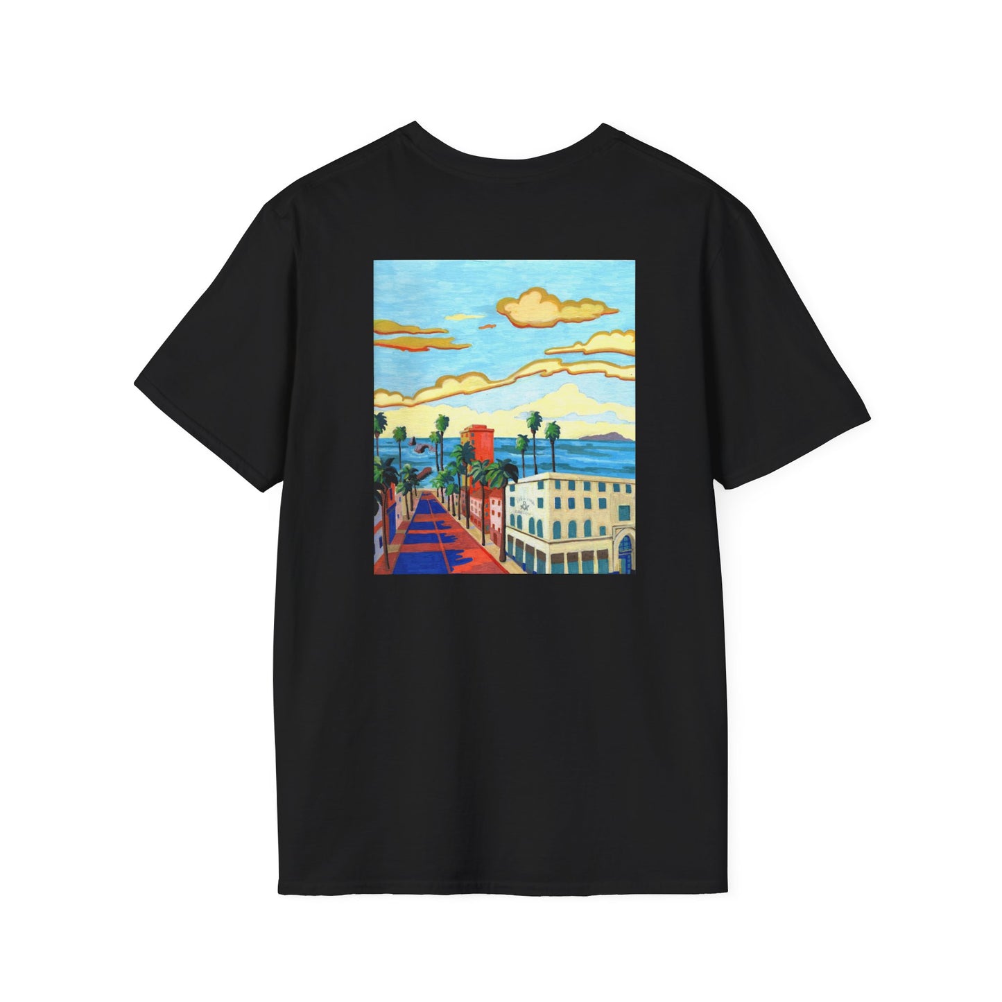 Channel Islands Lodge Softstyle T-Shirt - Custom Art
