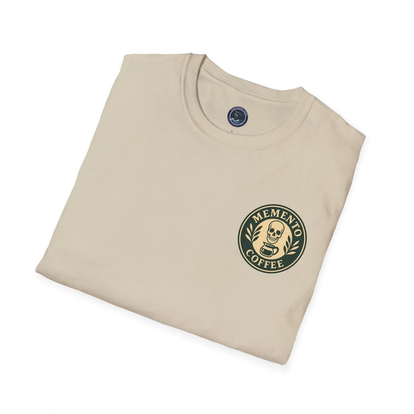 Memento Coffee Softstyle T-Shirt - Acacia (Green/Tan)