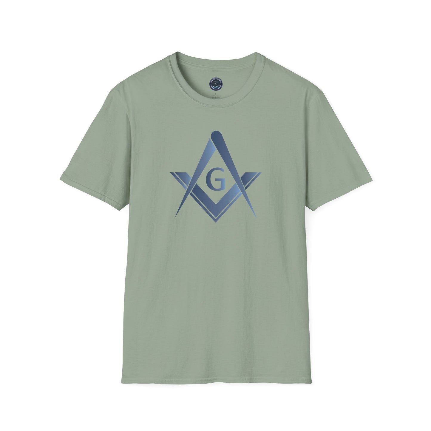 Bluestone Square and Compass Softstyle T-Shirt  - Classic (Front Print)