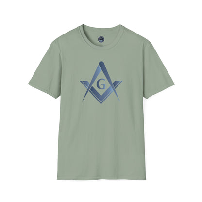 Bluestone Square and Compass Softstyle T-Shirt  - Classic (Front Print)