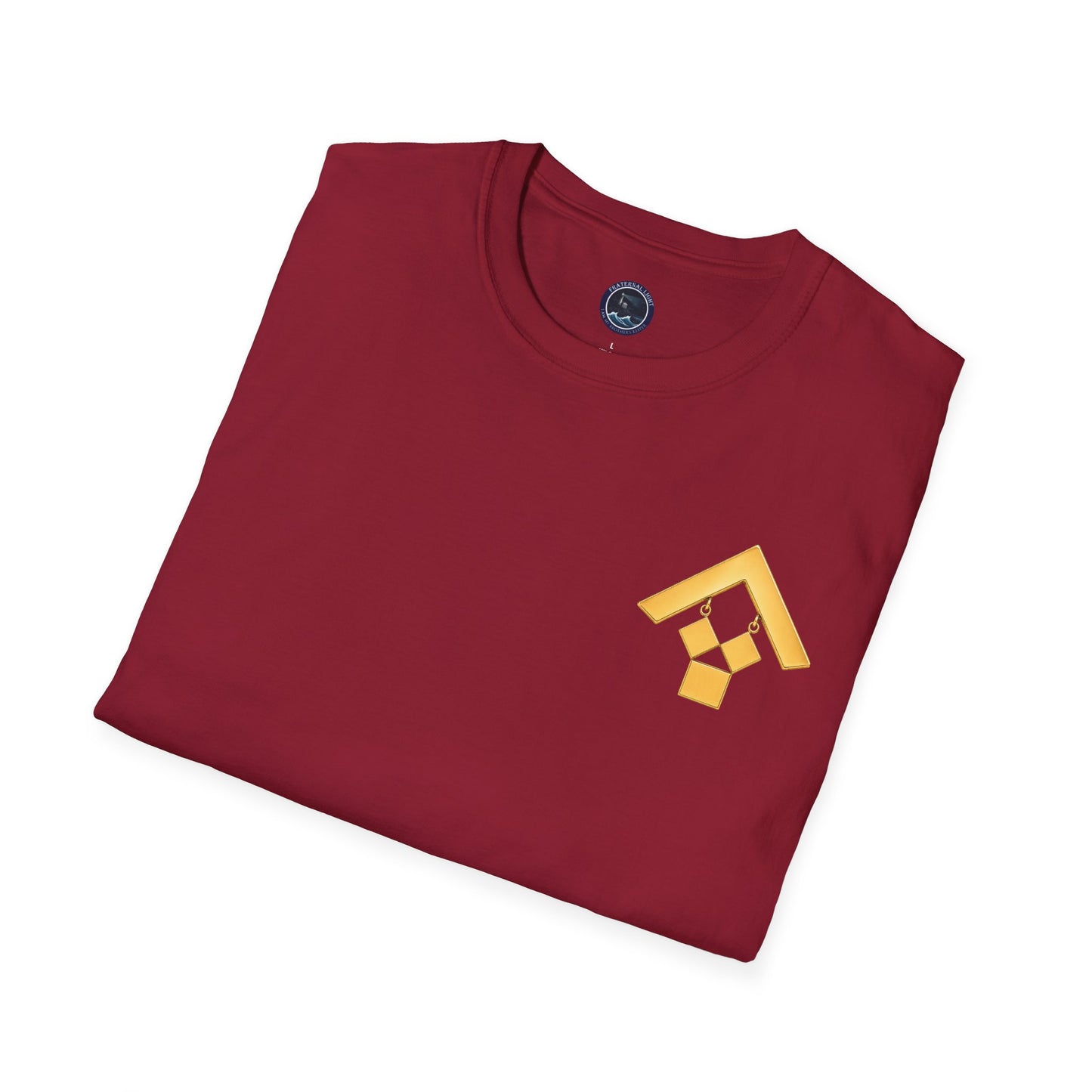 Past Master Jewel Softstyle T-Shirt - Gold (Channel Islands Lodge)
