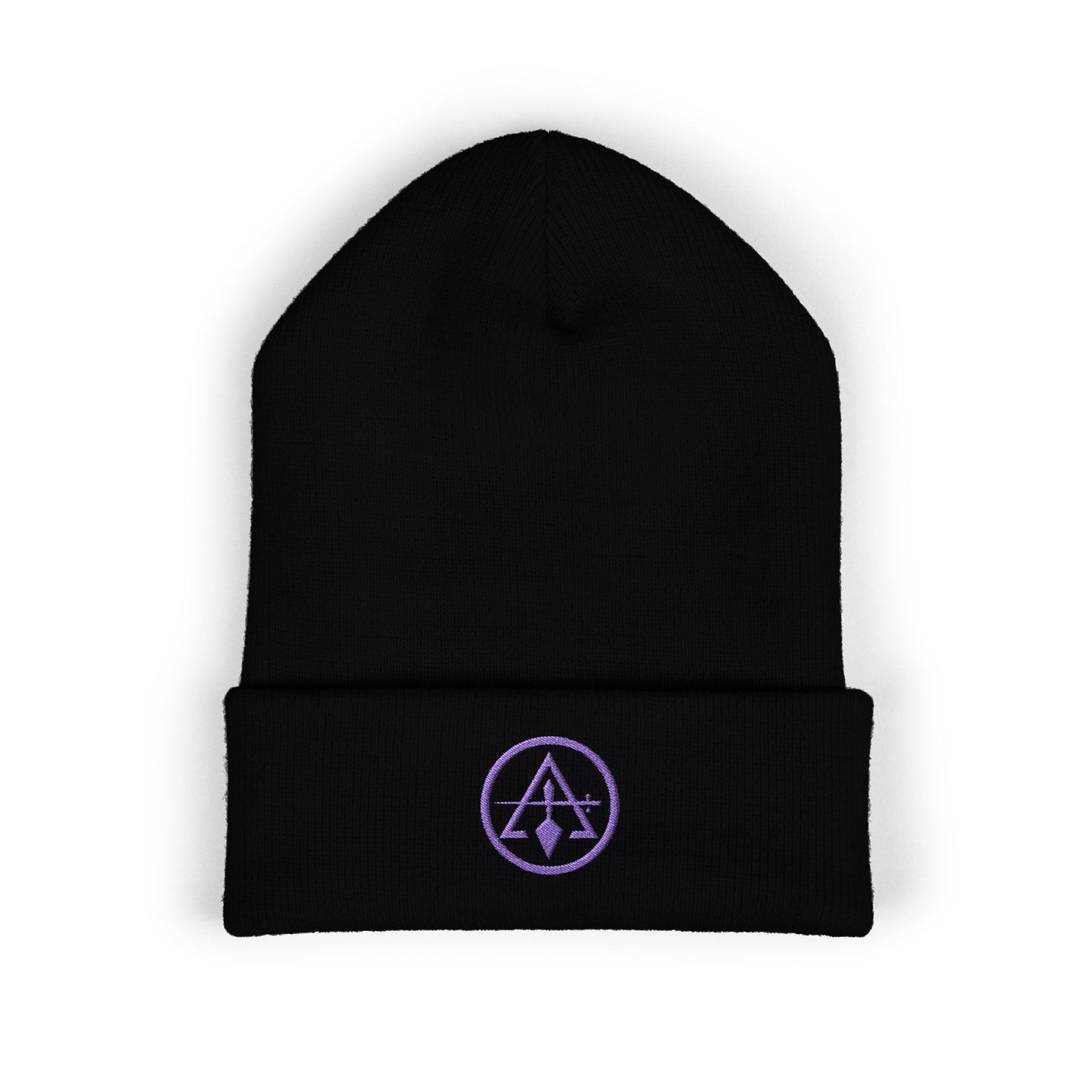 Cryptic Council Encircled Sword and Trowel -  Embroidered Classic Cuffed Beanie