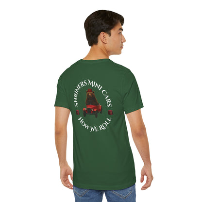 "Shriners Mini Cars - How We Roll" Short Sleeve T-Shirt