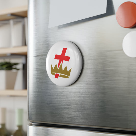 Knights Templar Round Button Magnet (1 & 10 pcs)