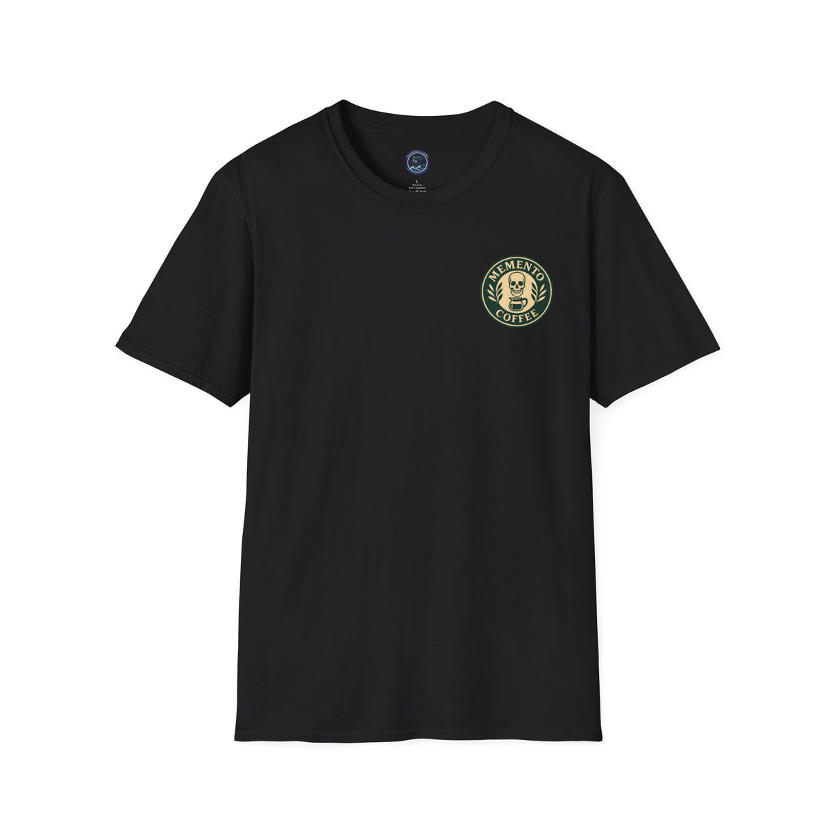 Memento Coffee Softstyle T-Shirt - Acacia (Green/Tan)