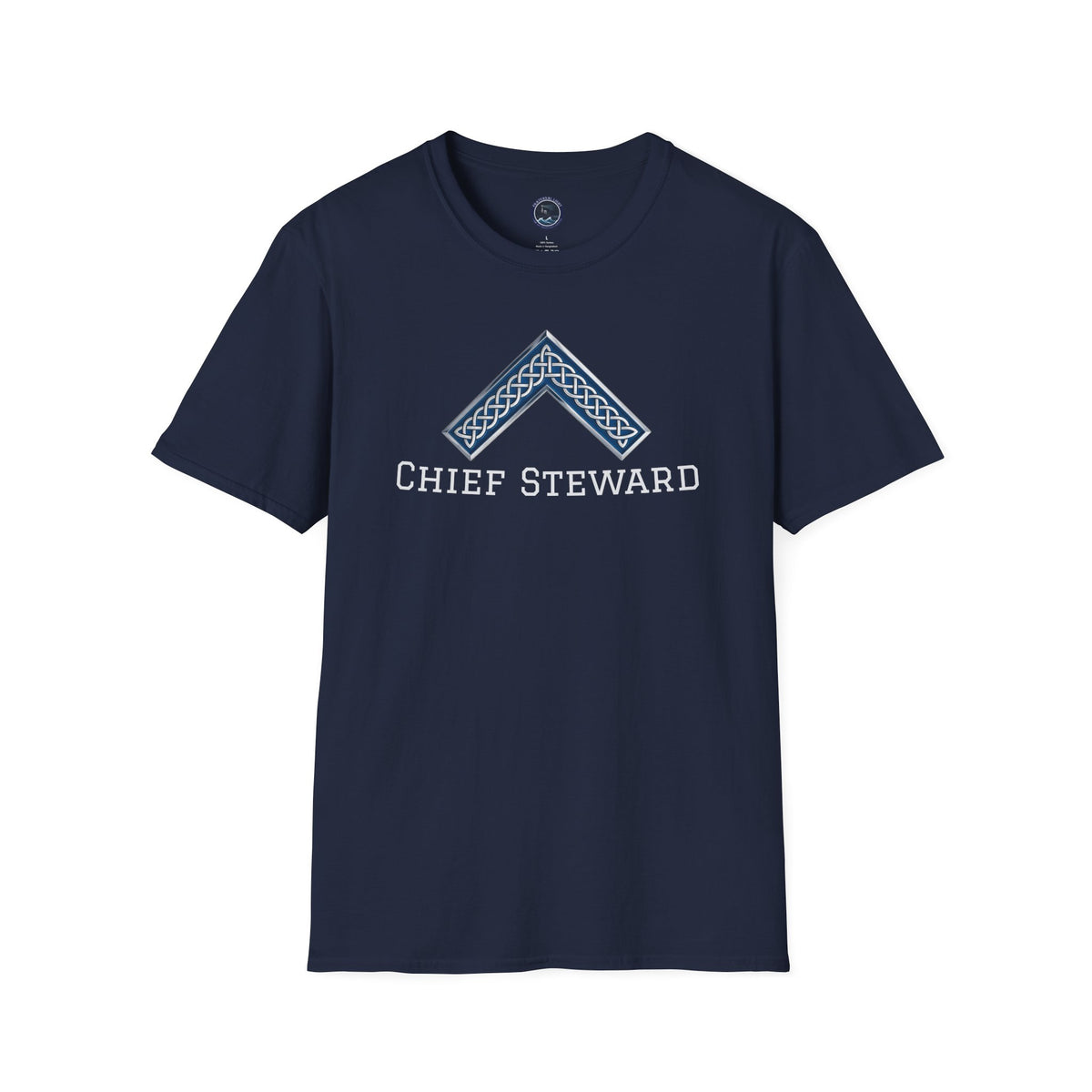 Worshipful Master "Chief Steward" Softstyle T-Shirt - Celtic Square (Front Print)