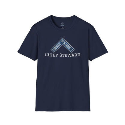 Worshipful Master "Chief Steward" Softstyle T-Shirt - Celtic Square (Front Print)