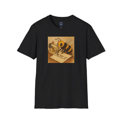 "Sew Mote It Bee" Softstyle T-Shirt - Vintage Illustration