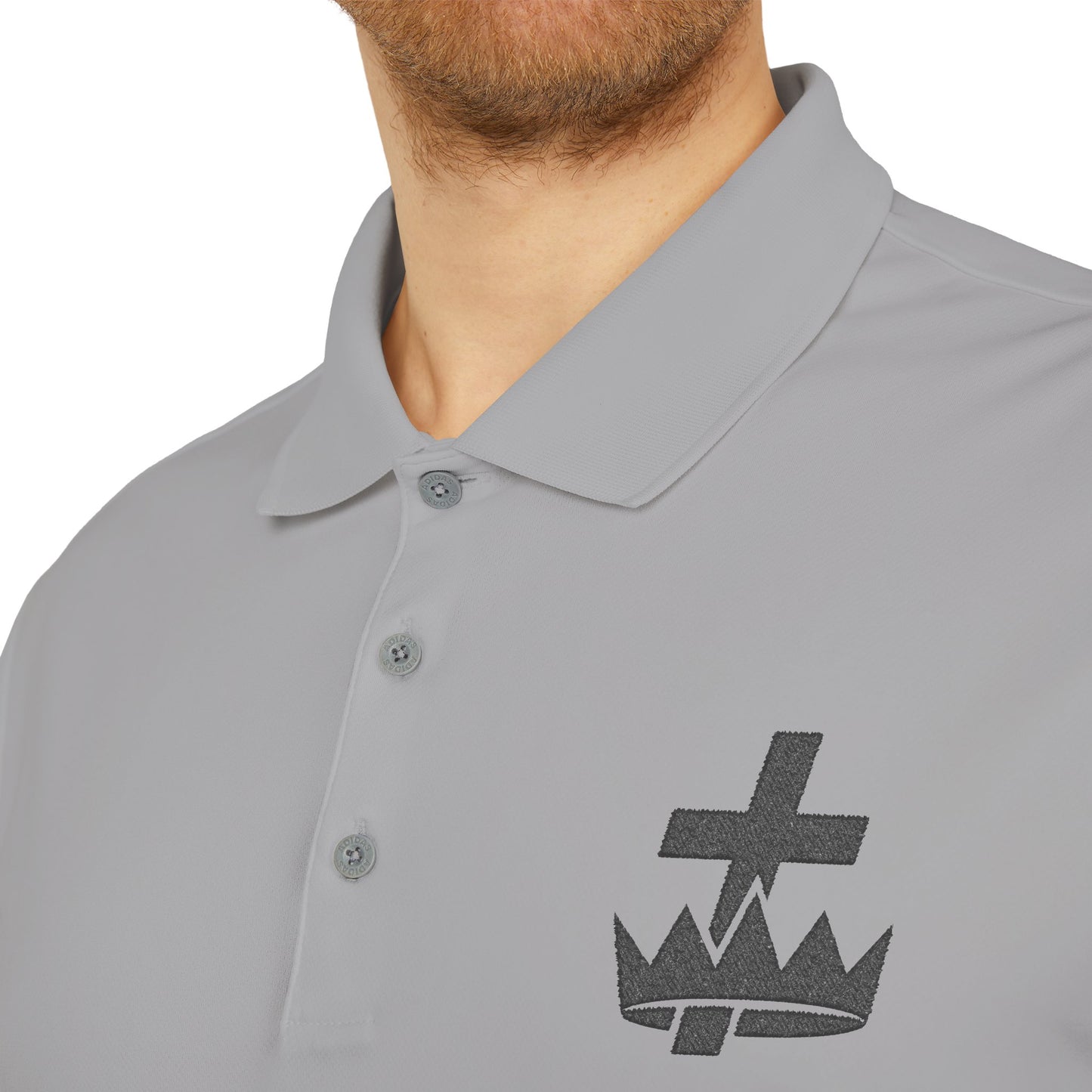 Knights Templar adidas Performance Polo - Black Logo