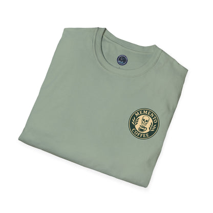 Memento Coffee Softstyle T-Shirt - Acacia (Green/Tan)