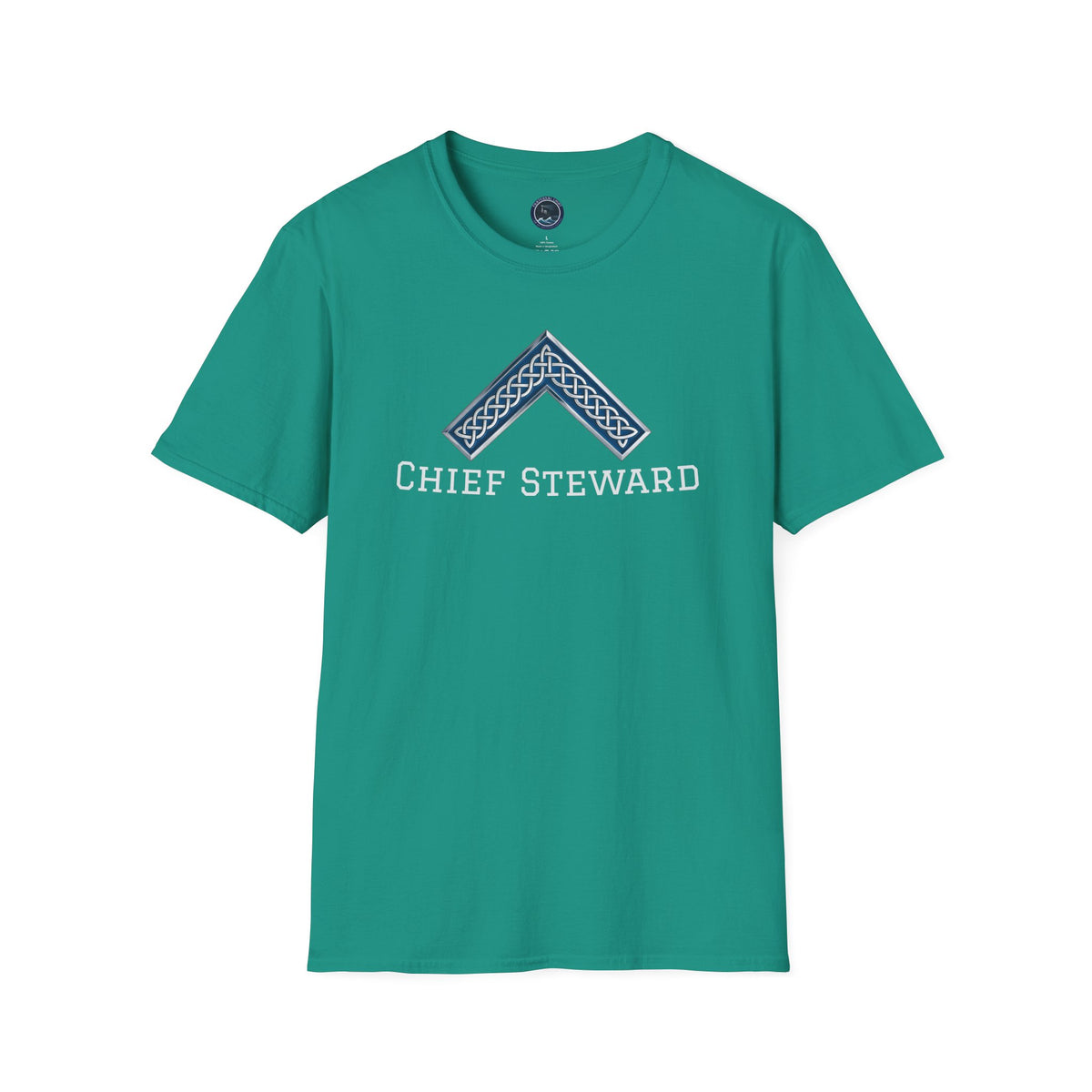 Worshipful Master "Chief Steward" Softstyle T-Shirt - Celtic Square (Front Print)