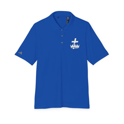 Knights Templar adidas Performance Polo - White Logo
