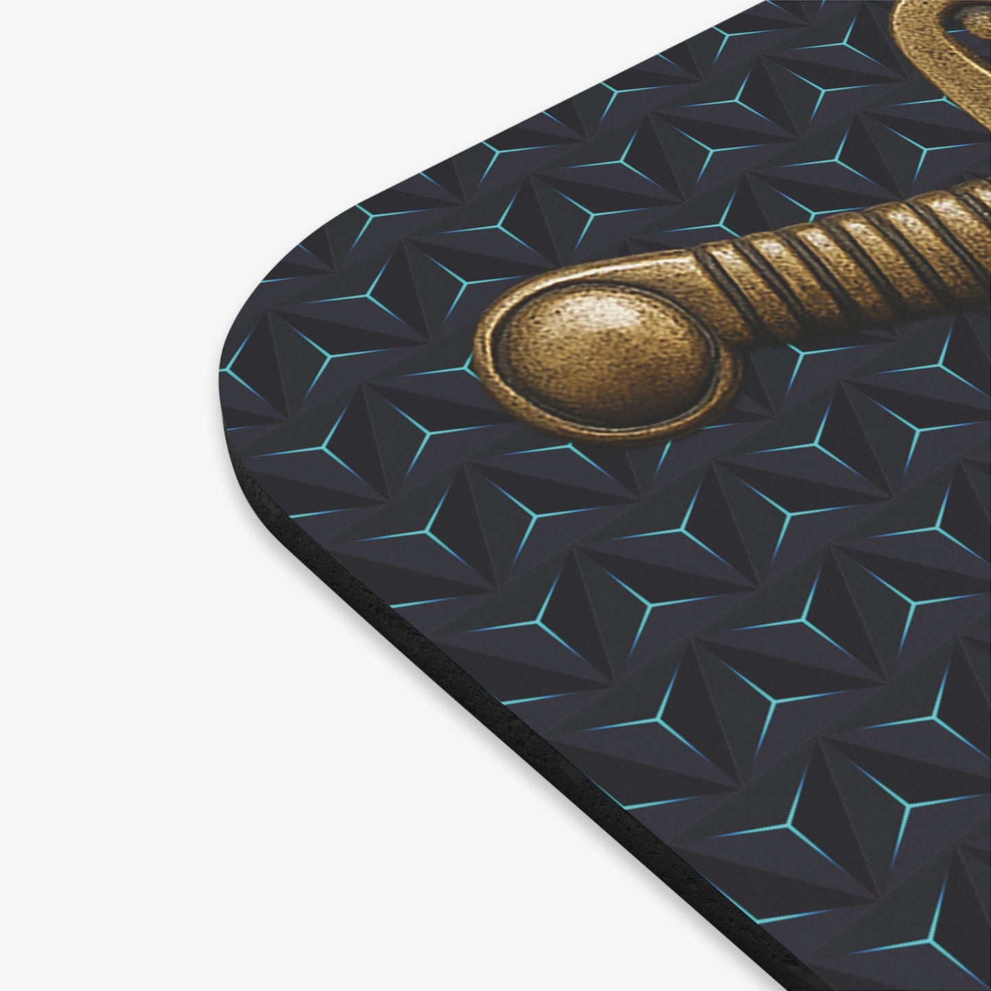 Shriners Mouse Pad (Rectangle) with Geometric Pattern