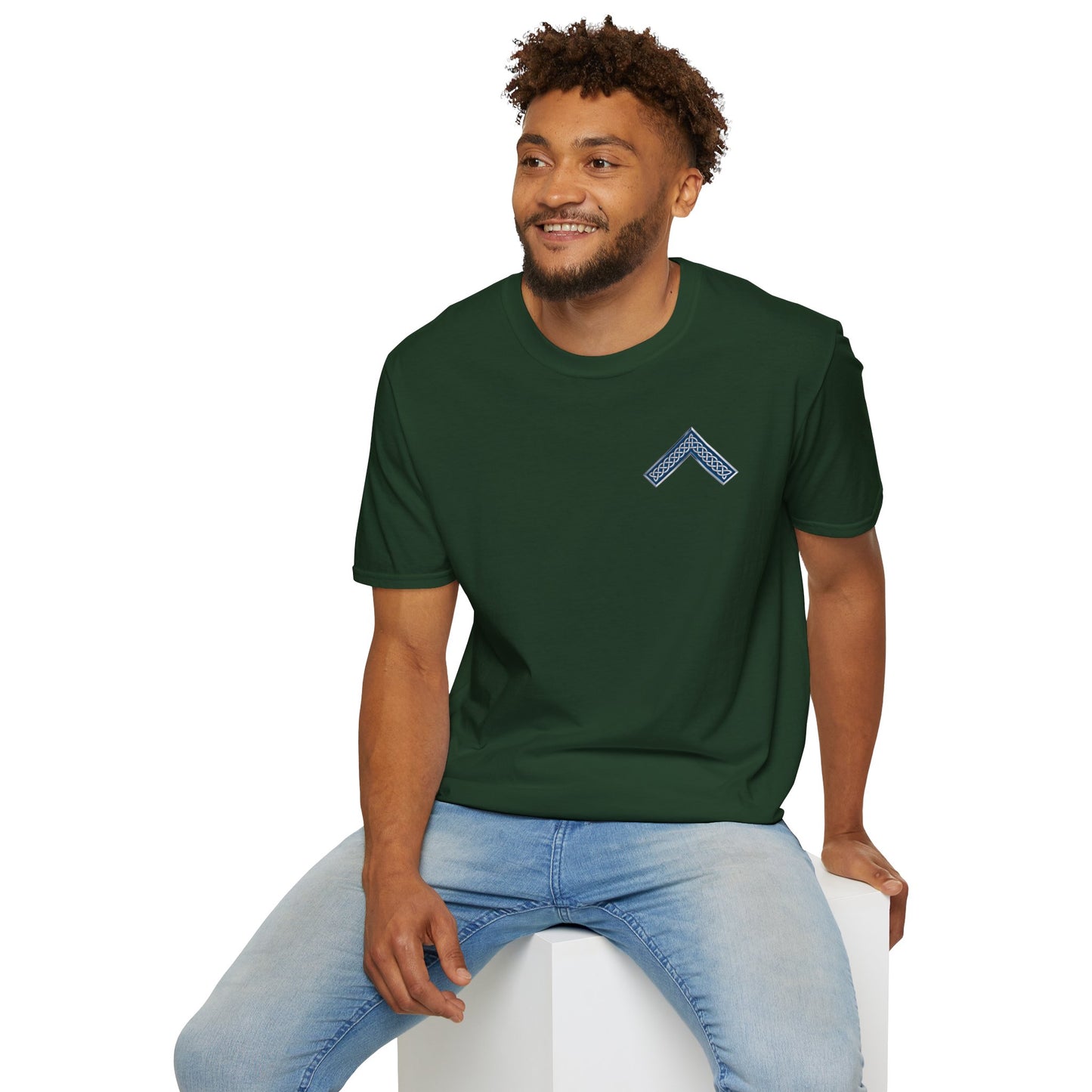 Worshipful Master "Chief Steward" Softstyle T-Shirt - Celtic Square (Two-Sided)