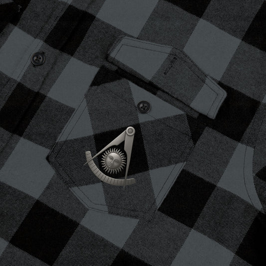 CA Past Master Flannel Shirt - 3D Metallic-Style Emblem