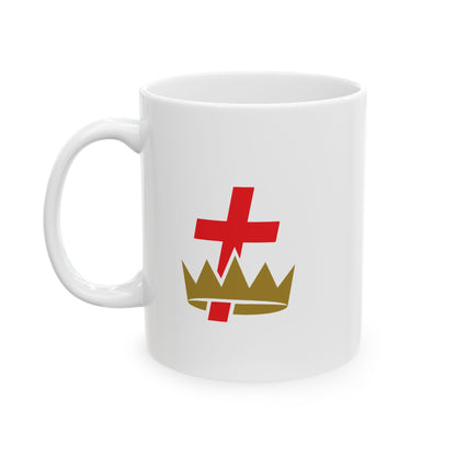 Knights Templar Ceramic Mug - Cross & Crown