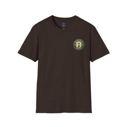 Memento Coffee Softstyle T-Shirt - Acacia (Green/Tan)