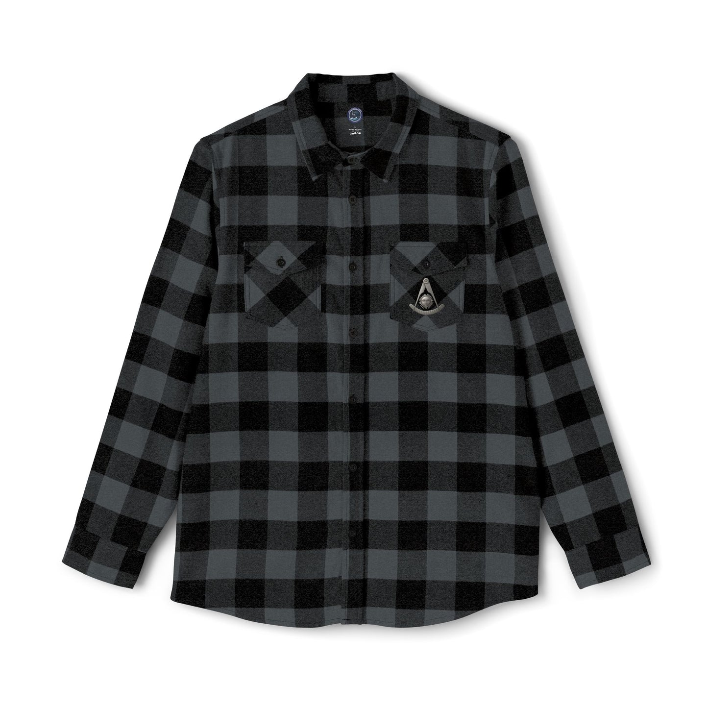 CA Past Master Flannel Shirt - 3D Metallic-Style Emblem