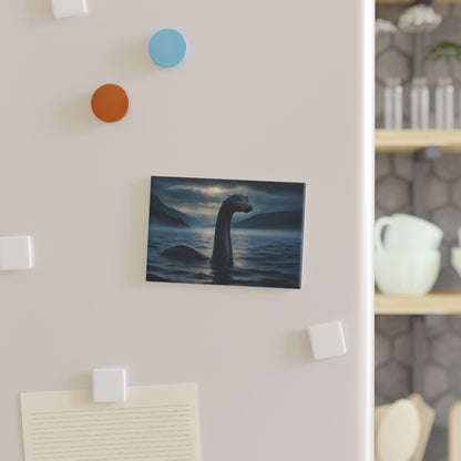 Nessie Metal Button Magnet - Breaking Light  (Rectangle, 1 or 10 Pack)