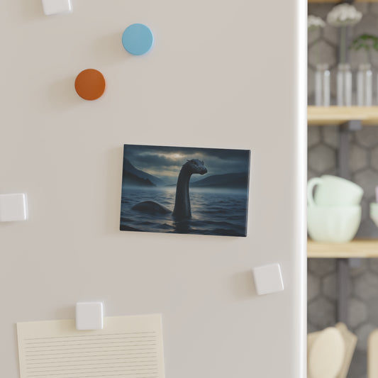 Nessie Metal Button Magnet - Breaking Light  (Rectangle, 1 or 10 Pack)