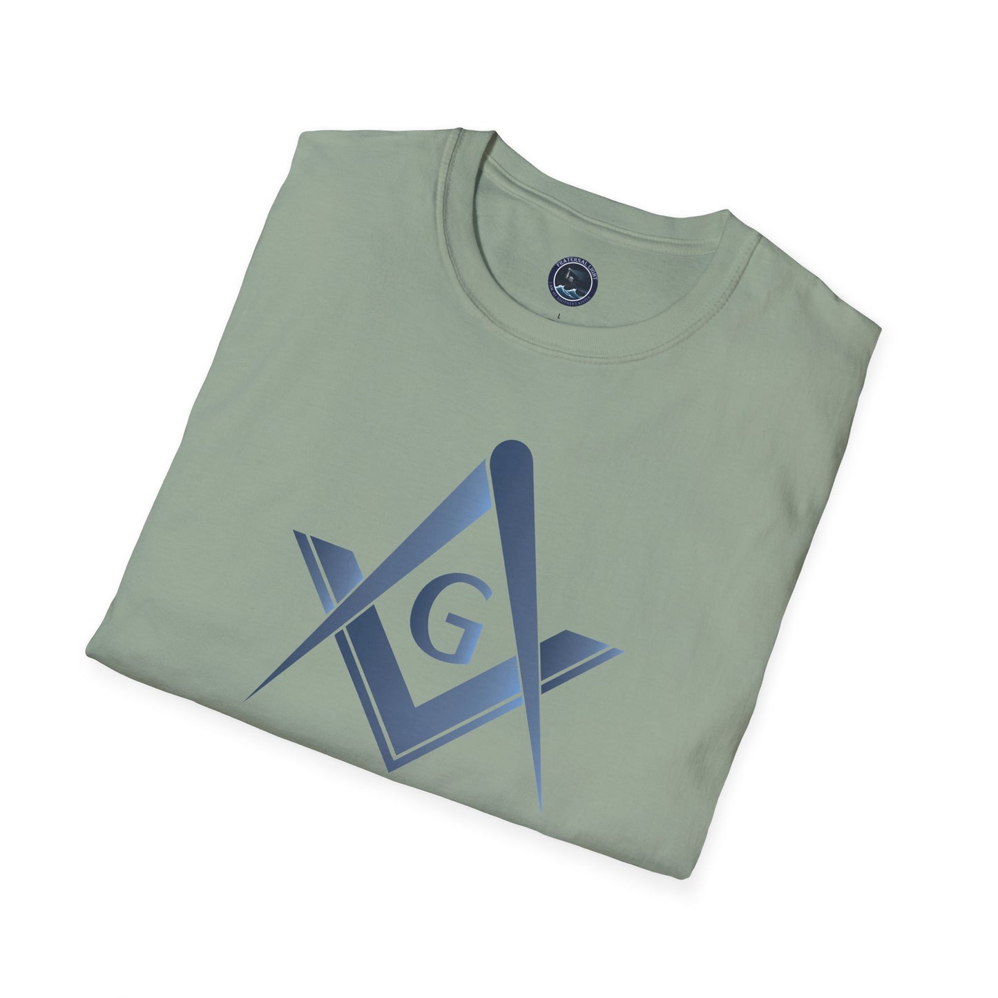Bluestone Square and Compass Softstyle T-Shirt  - Classic (Front Print)