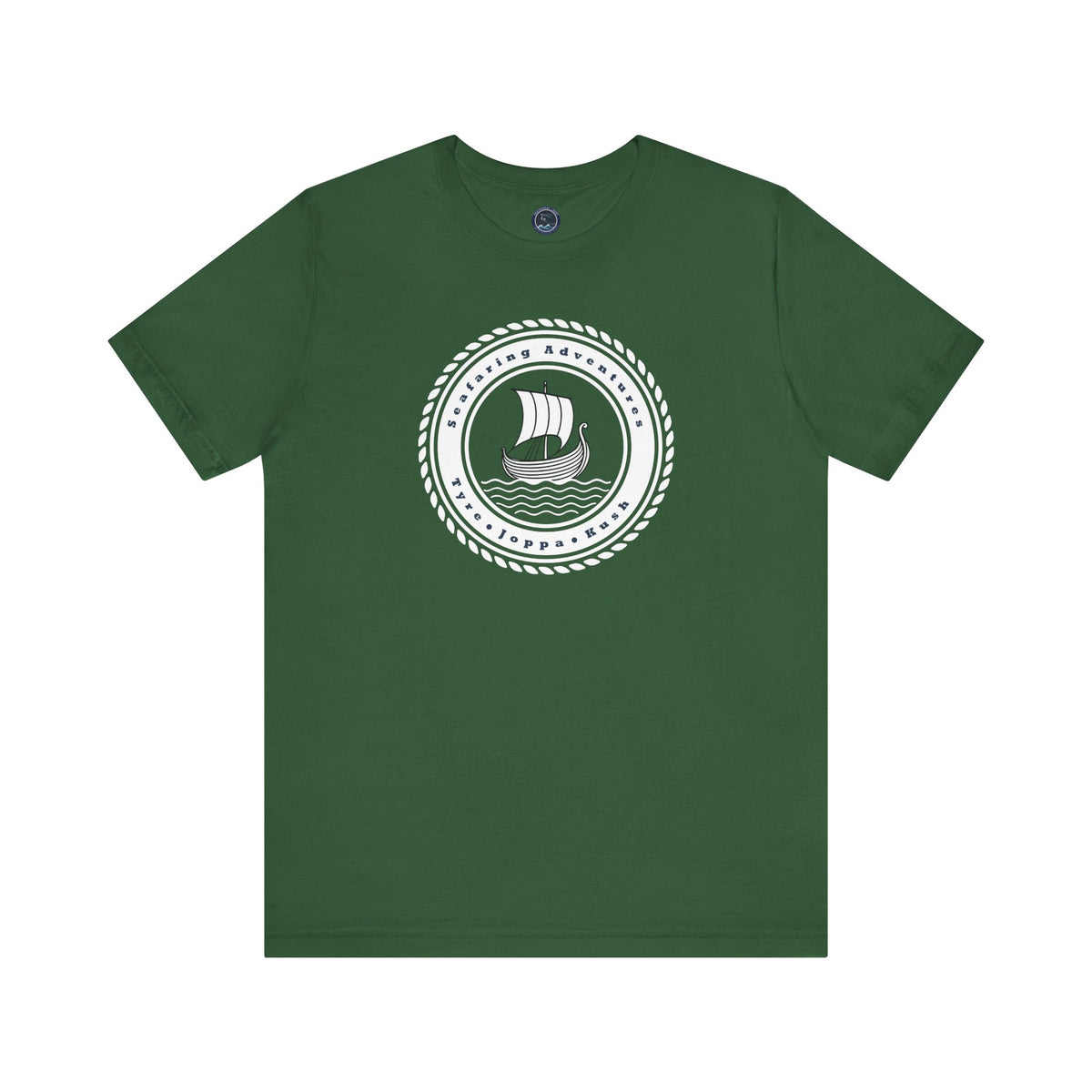 "Seafaring Adventures" Short Sleeve T-Shirt - From Tyre to Kush (Front Print)