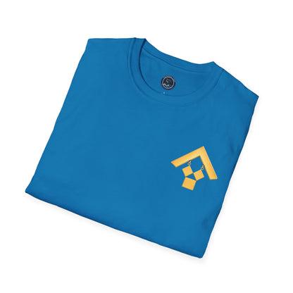 Past Master Jewel Softstyle T-Shirt - Gold (Channel Islands Lodge)