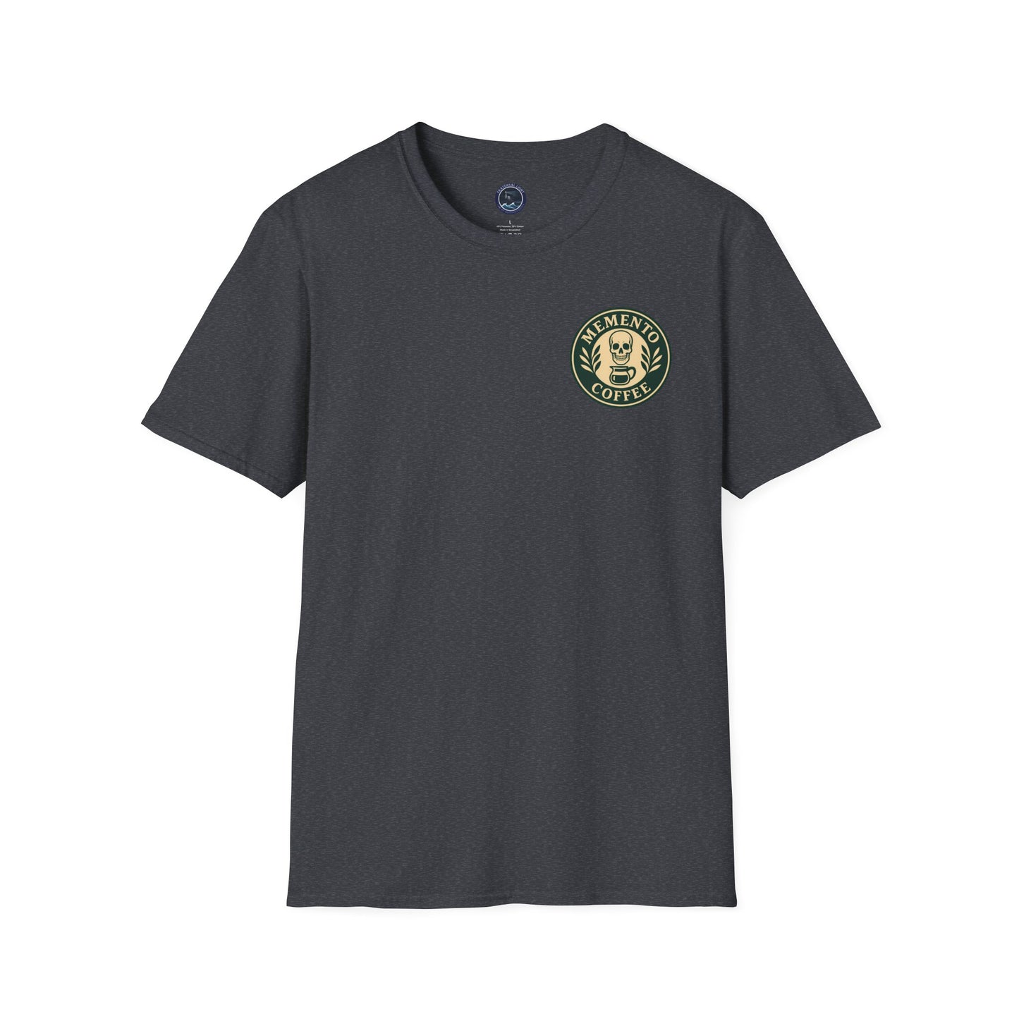 Memento Coffee Softstyle T-Shirt - Acacia (Green/Tan)