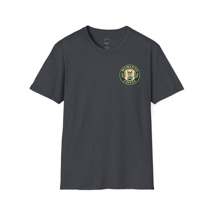Memento Coffee Softstyle T-Shirt - Acacia (Green/Tan)