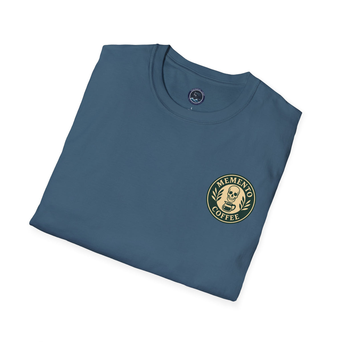 Memento Coffee Softstyle T-Shirt - Acacia (Green/Tan)