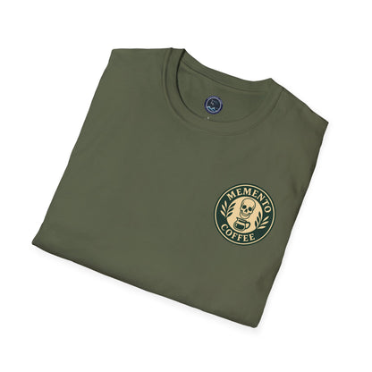 Memento Coffee Softstyle T-Shirt - Acacia (Green/Tan)