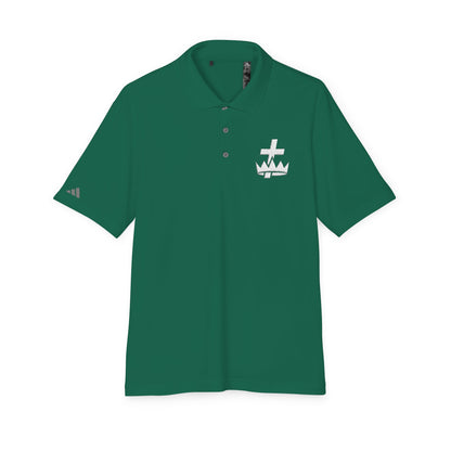 Knights Templar adidas Performance Polo - White Logo