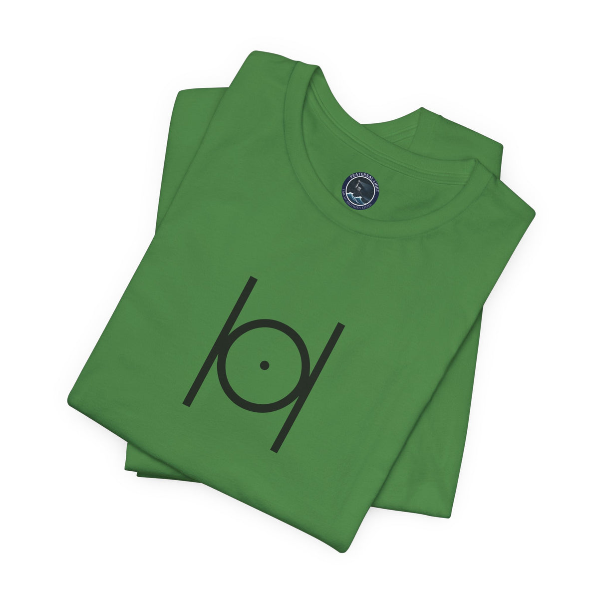 Point within a Circle T-Shirt - Classic (Green, Front Facing)