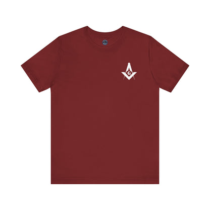 Dark-colored Channel Islands Lodge 214 short sleeve T-shirt by Printify, featuring a casual fit and graphic design.